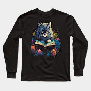 Ragdoll Reads Book Long Sleeve T-Shirt